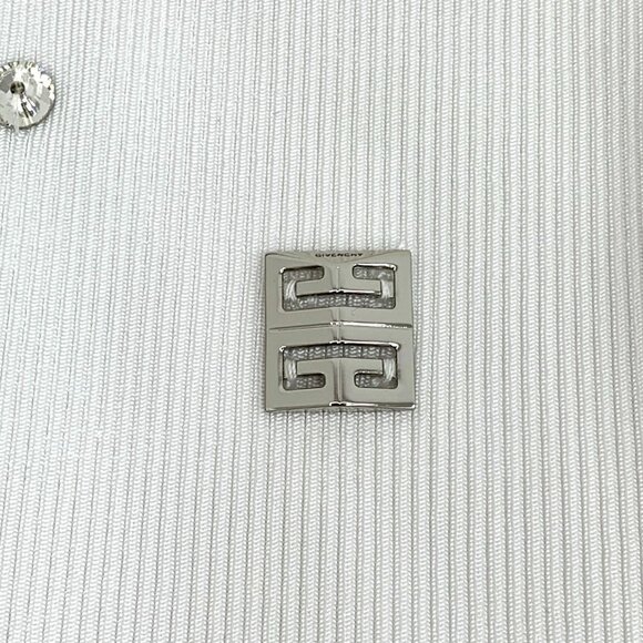 Givenchy White Diamond-Studded Sleeveless Knitted Vest M Brand New With Tag - Picture 6 of 8